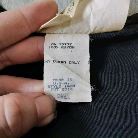 Vtg Theory Theresa McAllen Black Cropped Tank Top Small Dangle Coins Belly Dance - Picture 5 of 7